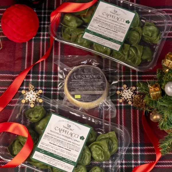 Natale 2025 Regali Vegano Ravioli Cappellacci Forma Veg