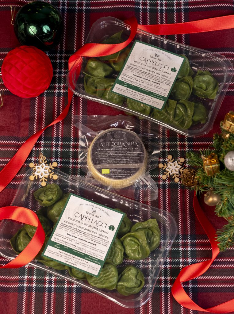 Natale 2025 Regali Vegano Ravioli Cappellacci Forma Veg