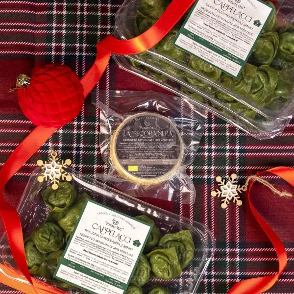 Natale 2025 Regali Vegano Ravioli Cappellacci Forma Veg