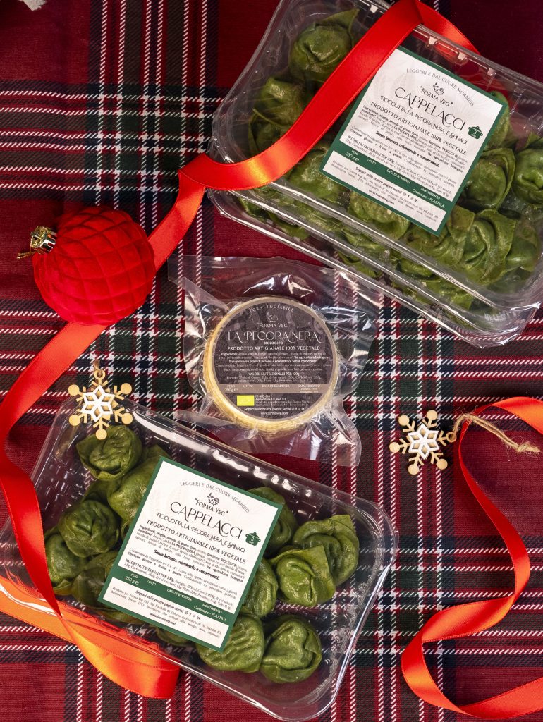 Natale 2025 Regali Vegano Ravioli Cappellacci Forma Veg